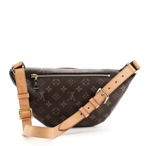 louis vuitton red and brown bag|louis vuitton bumbag monogram brown.